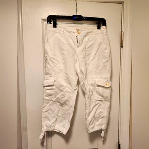 White capris Size 0